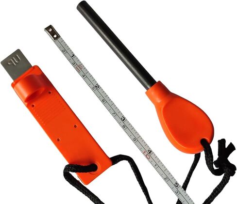 Survival Fire Starter, Ergonomically Designed Waterproof and Windproof Ferro Rod with Striker in Kuwait