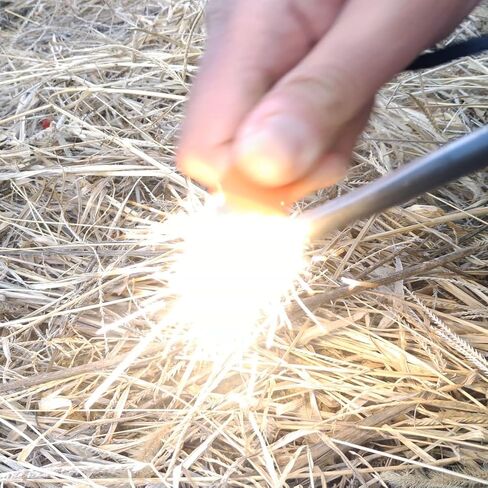Survival Fire Starter, Ergonomically Designed Waterproof and Windproof Ferro Rod with Striker in Kuwait