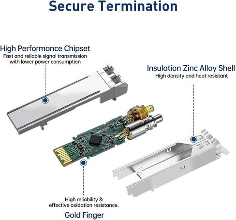 1.25G LC SFP وحدة الألياف الضوئية المزدوجة ذات الوضع الواحد LC جيجابت SFP وحدة إرسال واستقبال الألياف 1000 قاعدة LX 1310nm حتى 20 كجم DDM (5 قطع) in Saudi Arabia