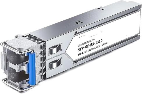 1.25G LC SFP وحدة الألياف الضوئية المزدوجة ذات الوضع الواحد LC جيجابت SFP وحدة إرسال واستقبال الألياف 1000 قاعدة LX 1310nm حتى 20 كجم DDM (5 قطع) in Saudi Arabia
