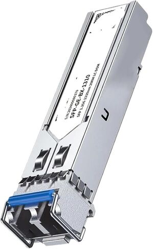 1.25G LC SFP وحدة الألياف الضوئية المزدوجة ذات الوضع الواحد LC جيجابت SFP وحدة إرسال واستقبال الألياف 1000 قاعدة LX 1310nm حتى 20 كجم DDM (5 قطع) in Saudi Arabia