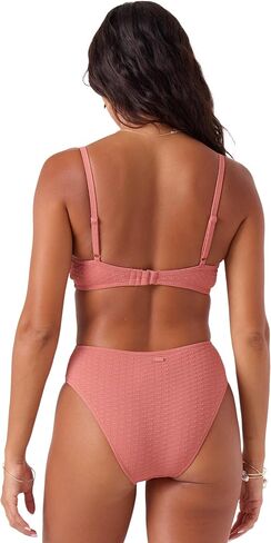 Roxy - Womens Haliewa Hipster Bikini Bottom (Full Coverage), Color Lilac, Size: Medium in Saudi Arabia
