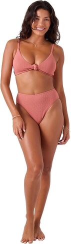 Roxy - Womens Haliewa Hipster Bikini Bottom (Full Coverage), Color Lilac, Size: Medium in Saudi Arabia