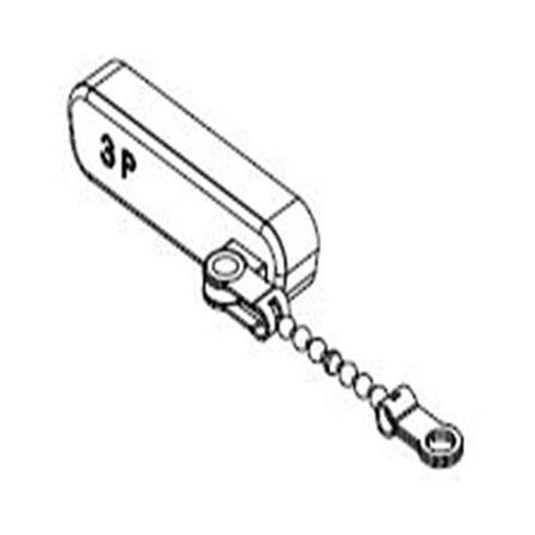 موليكس/والدوم، 173112-0106، غطاء غبار بلاستيكي FCT مقاس 4 ذكر D-sub أحمر مع سلسلة ومشبك 75.00 مم (45 قطعة/منتجات) in Kuwait