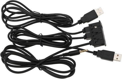 محول كابل لوحة AUX وراديو USB من النوع C بطول 1.5 متر للسيارات in Kuwait