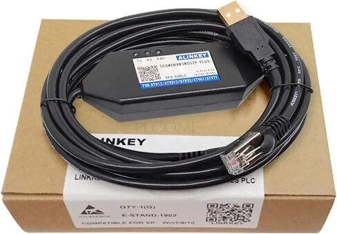 كابل برمجة TCSMCNAM3M002P USB إلى RJ45 لتصحيح أخطاء ATV العاكس LXMI Servo ATV12 ATV312 ATV32 ATV61 ATV71 (الإصدار القياسي) in Kuwait