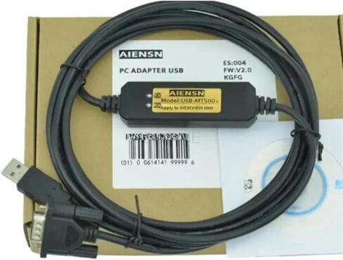 USB-MT500 كابل برجمة لـ MT506/MT508/MT509/MT510 لوحة اللمس HMI تنزيل البيانات مع محول (CH340) in Kuwait