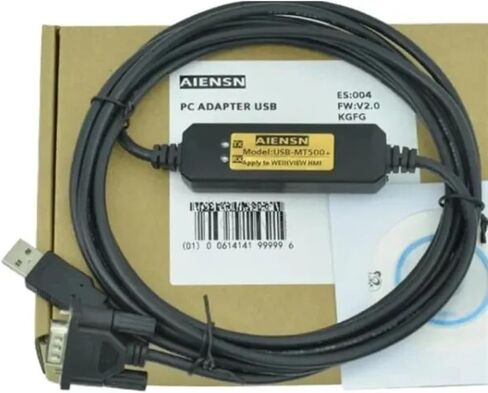 USB-MT500 كابل برجمة لـ MT506/MT508/MT509/MT510 لوحة اللمس HMI تنزيل البيانات مع محول (CH340) in Kuwait
