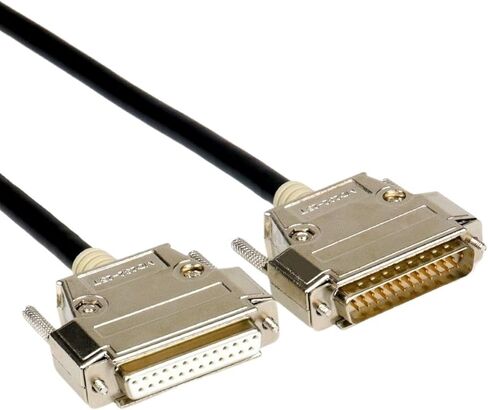 DB25 25-pin Extension Cable, Male to Female, Plastic or Metal Case, 24/26/28AWG(Shield Plastic Case,5m,28 AWG) in Saudi Arabia
