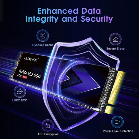 2TB M.2 NVMe SSD Gen4 PCIe, Up to 7200MB/s，M.2 2280 NVMe PCIe 4.0X4 SSD with Heatsink, Gaming Internal Solid State Drive, 3D NAND Flash for PS5,PC and Laptops in Saudi Arabia