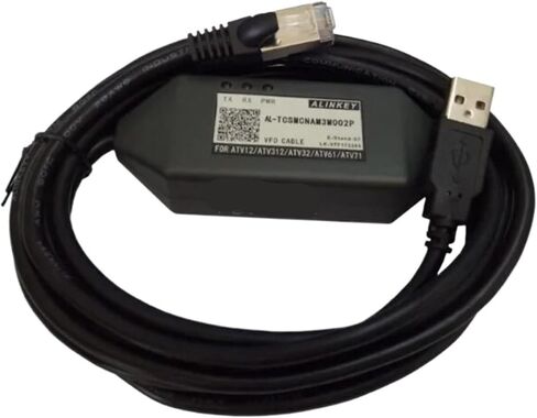 كابل برمجة TCSMCNAM3M002P USB إلى RJ45 لتصحيح أخطاء ATV العاكس LXMI Servo ATV12 ATV312 ATV32 ATV61 ATV71 (الإصدار القياسي) in Kuwait