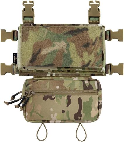 KRYDEX Micro Chest Rig with 5.56/7.62 Magazine Holder,Wing Pouches,Dangler Pouch,Fat Strap Shoulder Harness Set in Saudi Arabia