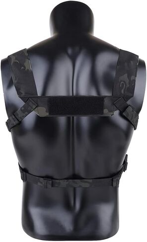 KRYDEX Micro Chest Rig with 5.56/7.62 Magazine Holder,Wing Pouches,Dangler Pouch,Fat Strap Shoulder Harness Set in Saudi Arabia