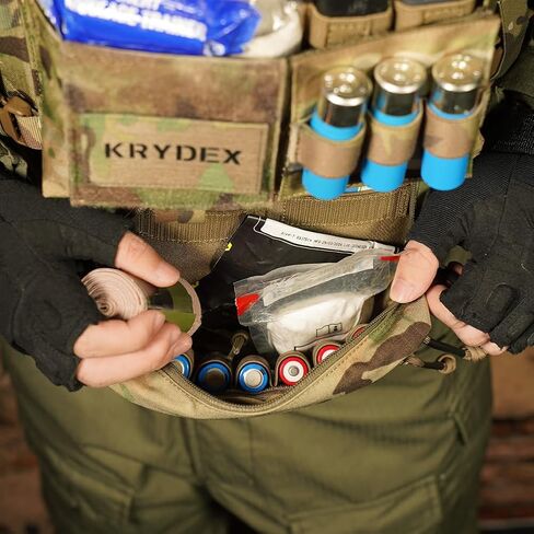 KRYDEX Micro Chest Rig with 5.56/7.62 Magazine Holder,Wing Pouches,Dangler Pouch,Fat Strap Shoulder Harness Set in Saudi Arabia