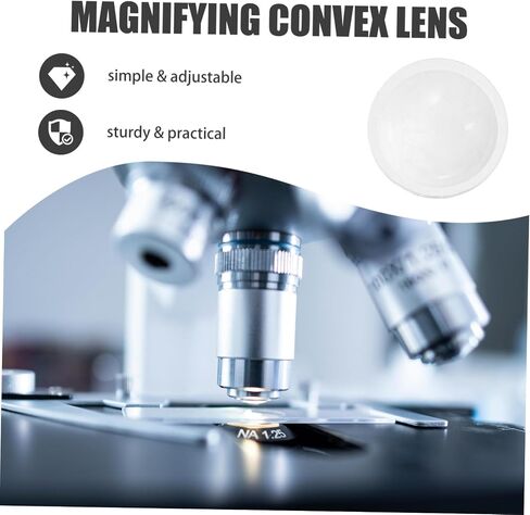 TIDTALEO 5pcs Convex Lens Optical Glass for Led Flashlights Accessory Suitable for Projectors and Cameras Enhanced Illumination and Concentrated Lighting in Saudi Arabia