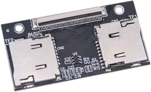 بطاقة محول TF بطاقة TF مزدوجة إلى بطاقة اتصال ZIF مضادة للتداخل مناسبة لأجهزة الكمبيوتر وأجهزة الألعاب in Kuwait