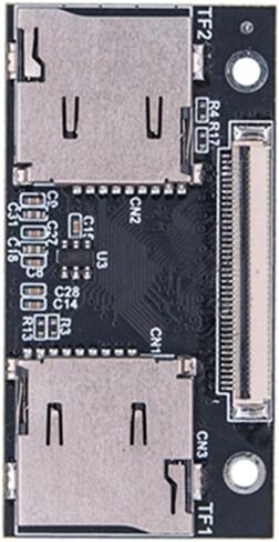 بطاقة محول TF بطاقة TF مزدوجة إلى بطاقة اتصال ZIF مضادة للتداخل مناسبة لأجهزة الكمبيوتر وأجهزة الألعاب in Kuwait