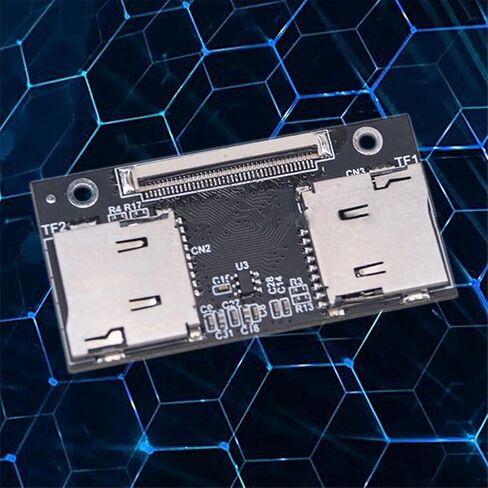 بطاقة محول TF بطاقة TF مزدوجة إلى بطاقة اتصال ZIF مضادة للتداخل مناسبة لأجهزة الكمبيوتر وأجهزة الألعاب in Kuwait
