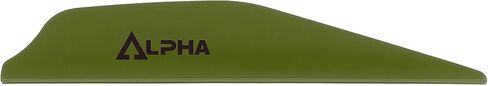 Bohning Alpha Vane Arrow Fletching 2.8" Olive Drab 12PK in Saudi Arabia