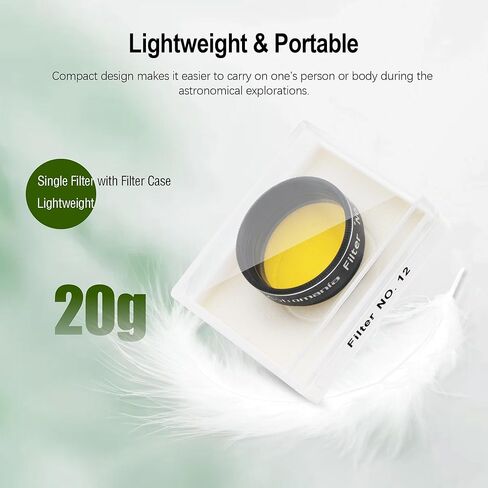 Astromania Filter Set of 1.25-Inch Four Color Filters (#15 Deep Yellow, 25 Red, 58A Green and #80A Medium Blue) in Kuwait