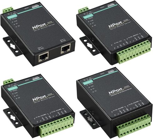 MOXA NPORT 5230 2-Port Device Server with 1 RS-232 Port and 1 RS-422/485 Port, 0 to 55°C Operating Temperature | NPort 5200 Series in Saudi Arabia