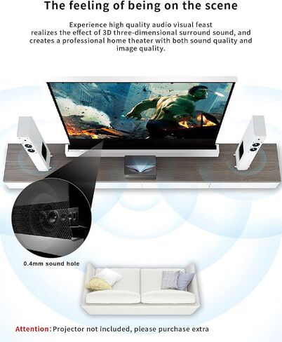 شاشات العرض VIVIDSTORM-ALR S PRO 84 بوصة شاشة كهربائية قابلة للطي عالية الدقة HD/8K/4K مسرح منزلي/مكتب/لعبة متوافقة مع جهاز عرض تلفزيون ليزر قصير للغاية، VSDSTUST84H-WB in Saudi Arabia