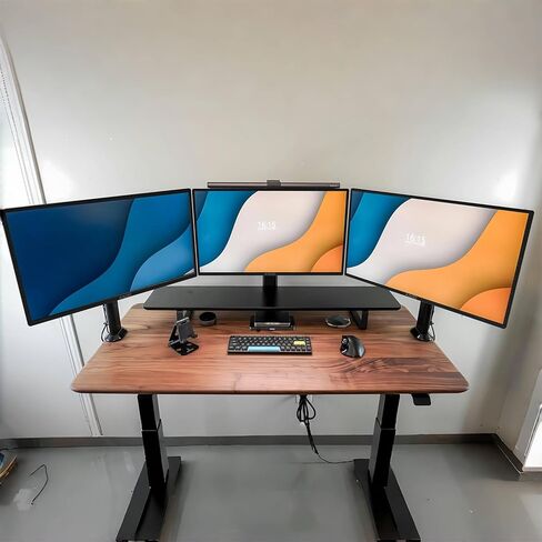 Kado Dual Monitor Setup - 2-Pack 22" 1920x1080 Computer Monitor 75Hz VESA Mount HDMI Office Gaming Hybrid Built-in Speakers (E22 Dual Series) in Saudi Arabia