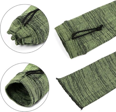 8-Pack/4-Pack بندقية جورب سيليكون معالجة بندقية الجوارب 52 "مكافحة الصدأ التكتيكية في الهواء الطلق اطلاق النار كيس صيد حقيبة التخزين in Kuwait