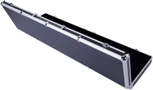 Rifle Gun Hard Case,Aluminum Long Gun Hard Case,Portable Locking Shotgun Storage Box Pistol Handgun Lock Box with Padded Foam and 2 Key Locks in Saudi Arabia