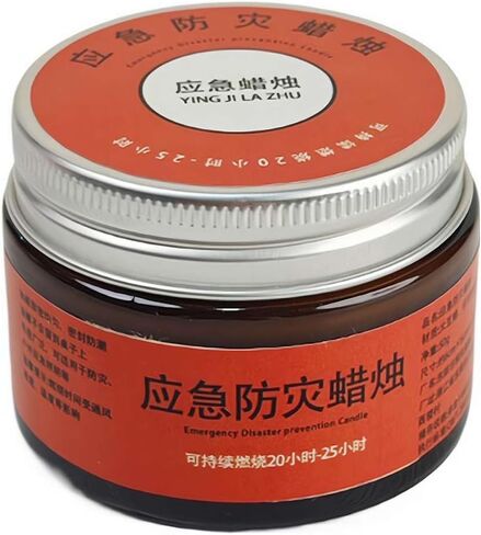 Emergency Survival Candles - Long Lasting Survival Candles, Long-Lasting Soy Wax, Power Outage & Disaster Prep, Odorless Emergency Candle for Camping & Home in Saudi Arabia