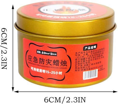 Long Lasting Survival Candles, Candles for Light Cuts - Portable Outdoor Equipment, Lighting For Home, Car And Camping in Saudi Arabia