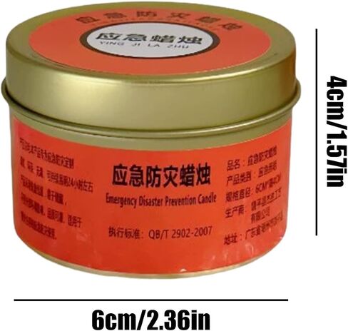 Camping Candles,Set of 5 Long Lasting Unscented Candles | Slow-Burning, Portable Outdoor Gear for Camping Trips Tent Lighting Wilderness Survival in Saudi Arabia