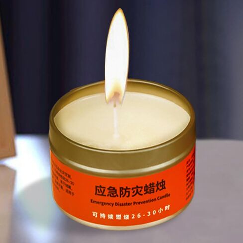 Camping Candles,Set of 5 Long Lasting Unscented Candles | Slow-Burning, Portable Outdoor Gear for Camping Trips Tent Lighting Wilderness Survival in Saudi Arabia