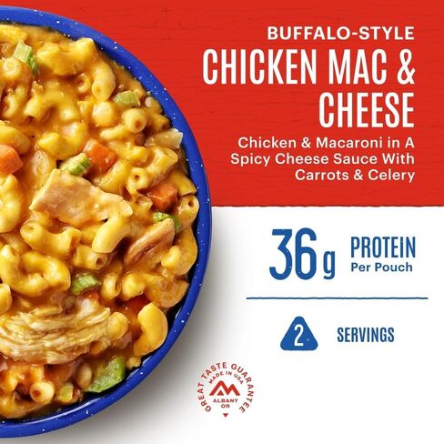 Mountain House Fettuccine Alfredo with Chicken | Freeze Dried Backpacking & Camping Food | 6-Pack in Saudi Arabia
