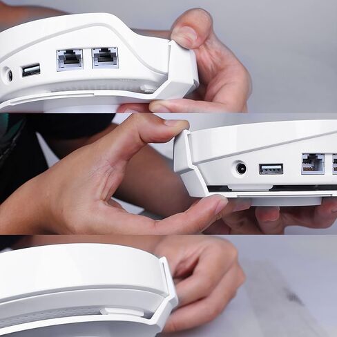 حامل جداري لجهاز TP Link Deco M9 Plus نظام شبكي منزلي كامل، حامل حامل قوي لتوفير المساحة، حامل راوتر TP Link بدون أسلاك أو براغي فوضوية معلقة (قطعة واحدة) in Saudi Arabia