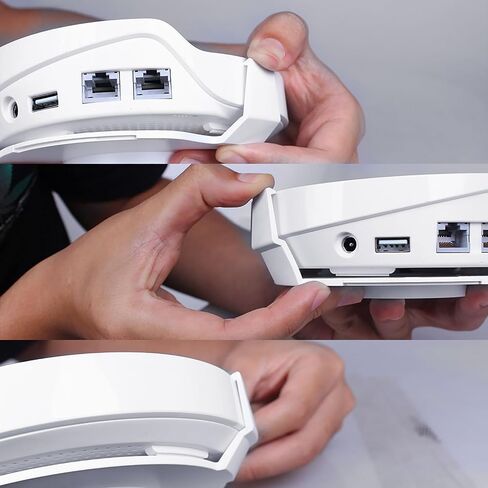 حامل جداري لجهاز TP Link Deco M9 Plus نظام شبكي منزلي كامل، حامل حامل قوي لتوفير المساحة، حامل راوتر TP Link بدون أسلاك أو براغي فوضوية معلقة (قطعة واحدة) in Saudi Arabia