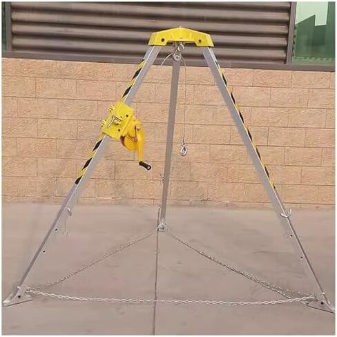 Compact Aluminum Tripod 1.342.14m Telescopic AntiFall Rescue Legs for Deep Wells Sewers Chimneys Emergency Fire Support Portable Safety Equipment. in Saudi Arabia