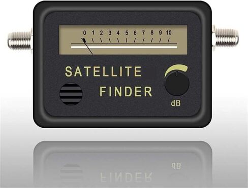 Satellite Finder Alignment Signal Meter Receiver for Satellite TV LNB Digital Signal Amplifier SAT Finder (Only Device) in Saudi Arabia