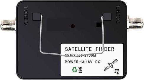 Satellite Finder Alignment Signal Meter Receiver for Satellite TV LNB Digital Signal Amplifier SAT Finder (Only Device) in Saudi Arabia