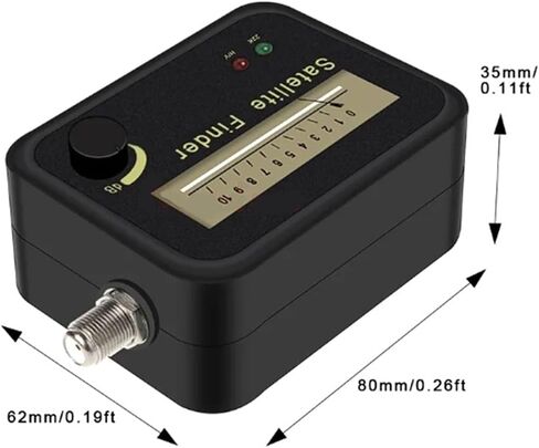 Satellite Finder Alignment Signal Meter Receptor For SATV Dish LNB Direc Digital Signal Amplifier Sat Finder Locator(Only device) in Saudi Arabia