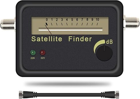 Satellite Finder Alignment Signal Meter Receptor For SATV Dish LNB Direc Digital Signal Amplifier Sat Finder Locator(Only device) in Saudi Arabia
