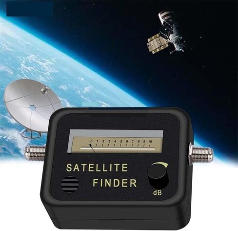 Alignment Satellite Viewfinder Signal Meter Receptor For LNB TV Antenna Digital Signal Amplifier Sat Finder(Added Black cable) in Saudi Arabia