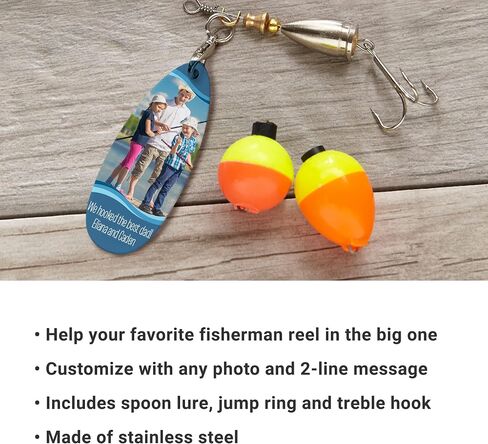 Let's Make Memories Custom Fishing Lure - for Him in Saudi Arabia