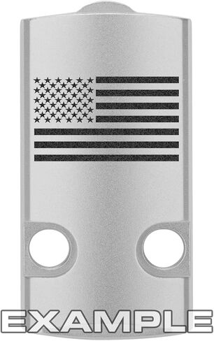 NDZ Performance Optics Ready Cut Slide Cover Plate for Sig P365 P365X P365 XL P365 X Macro P365 Fuse 9mm Laser Engraved Anodized Aluminum in Black - Choose Design & Color in Saudi Arabia