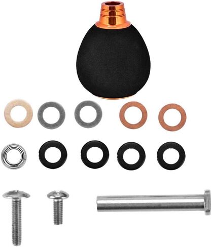 Fishing Reel Handle Grip Handle Reel Fishing Handle Reel, Power Knob Reel Reel Replacement Parts (Gold) in Saudi Arabia