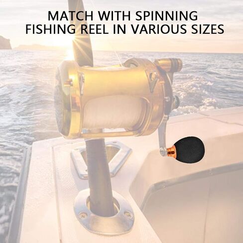 Fishing Reel Handle Grip Handle Reel Fishing Handle Reel, Power Knob Reel Reel Replacement Parts (Gold) in Saudi Arabia