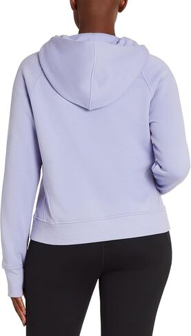Danskin Women's Mixed Ribed Half zip hoodie (الولايات المتحدة ، ألفا ، صغيرة ، منتظمة ، منتظمة ، حذقة القمر) in Saudi Arabia