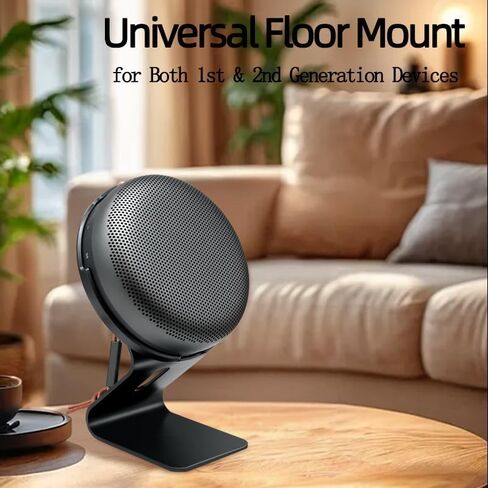 Aluminum Stand for Bang & Olufsen Beosound A1 (2nd Generation),Premium Anti-Slip Desktop Mount with Vibration Damping for Enhanced Sound,Adjustable Tilt, (Black) in Saudi Arabia