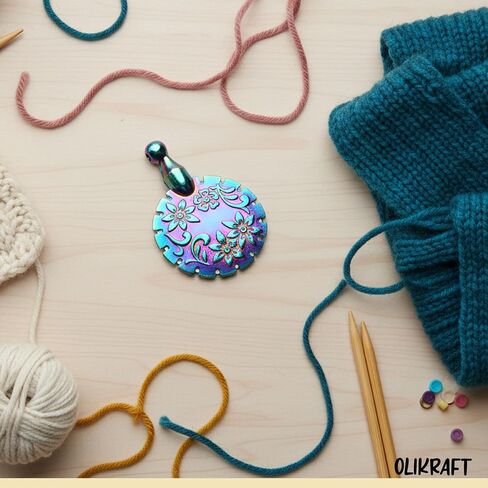 Olikraft 4-Pack Yarn Cutter Pendant Set - Multi-Color Thread Cutter Pendants, Ideal for Knitting & Crafting, Easy Grip, Compact Design in Kuwait
