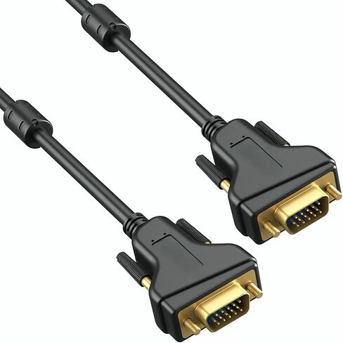 VGA to VGA 6 Feet Cable with Ferrites in Saudi Arabia